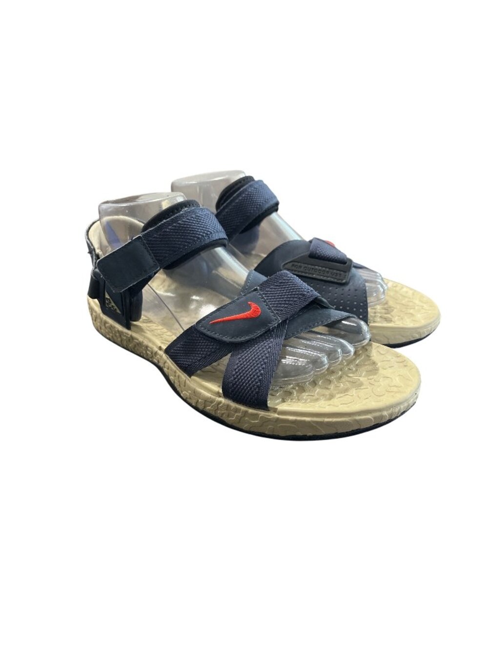 Nike Mens Size US 7 EU 40 ACG Air Deschutz Sandals Navy Durable Outdoor Trail